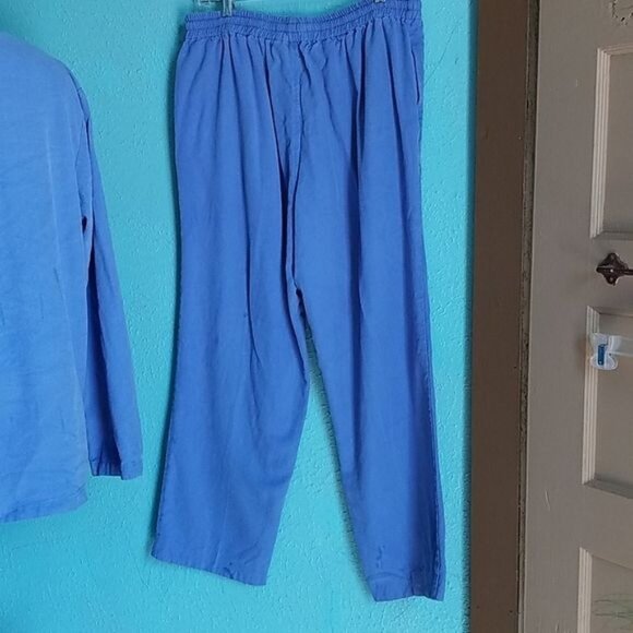 VINTAGE Bala Bala Silk Shirt Pants Blouse Trousers Women's Extra Large WOMAN'S - Picture 9 of 15